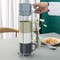 Coffee Mugs, Stackable Porcelain Coffee Cups Gift Set of 4 with Metal Stand